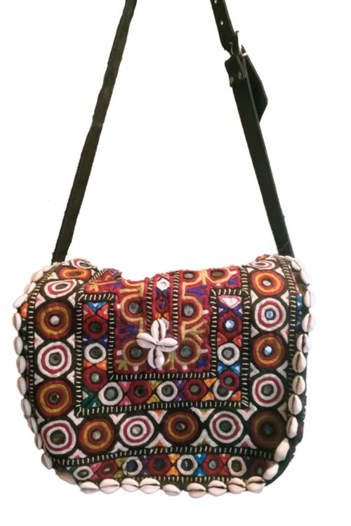 HANDY CRAFT LADIES EMBROIDERY FLIP BAG